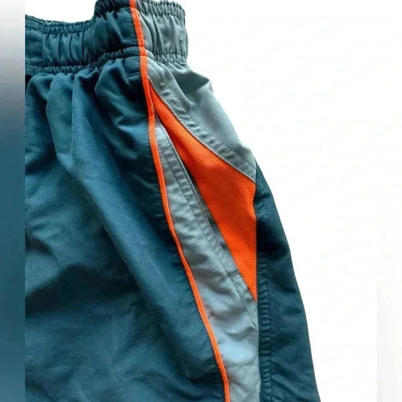 NIKE Men’s Swimming Trunks Size M Blue/Orange/Teal Travel Vacation N209 - Picture 3 of 8